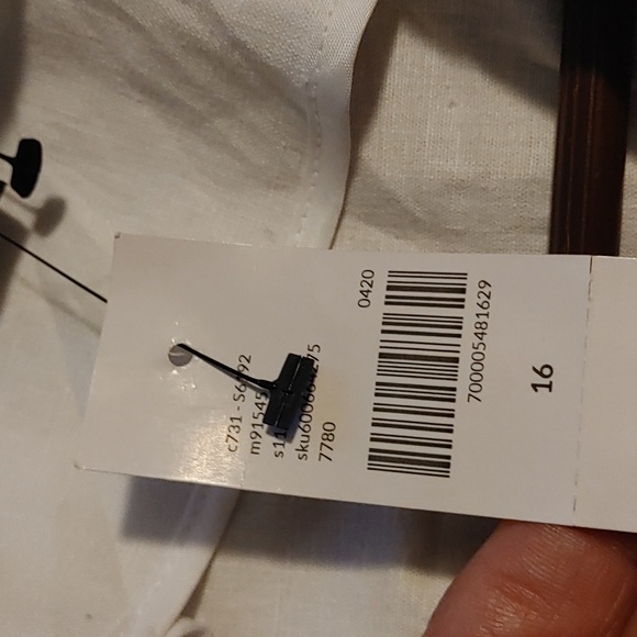 Lane Bryant drawstring waist linen jacket size 16 NWT - Picture 8 of 9